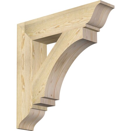 Ekena Millwork Imperial Traditional Rough Sawn Bracket, Douglas Fir, 6"W x 30"D x 30"H BKT06X30X30IMP01RDF